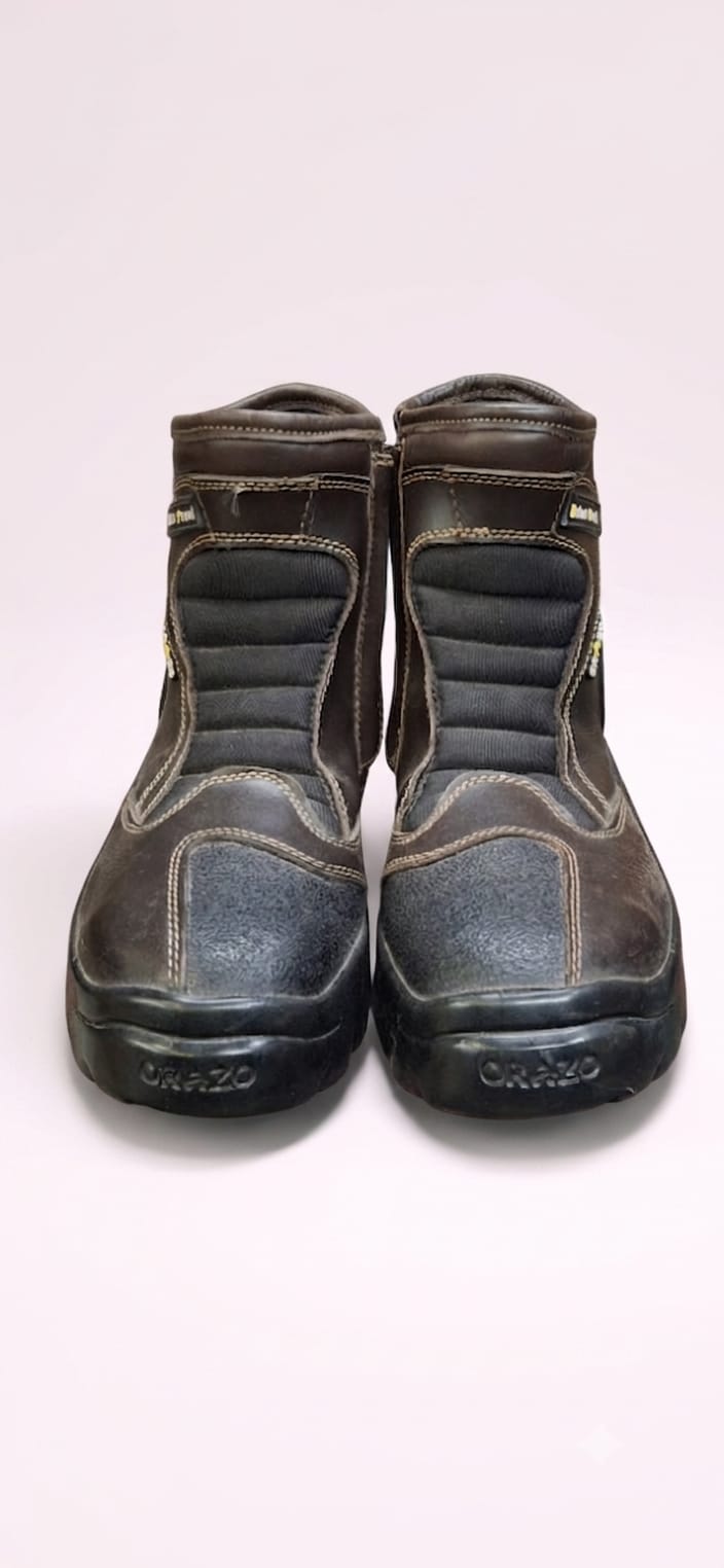 ORAZO PICUS RIDING WATERPROOF BOOTS BROWN (MINOR DISCOLOUR)