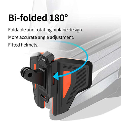 TELESIN Motorcycle Helmet Chin Strap Mount for GoPro