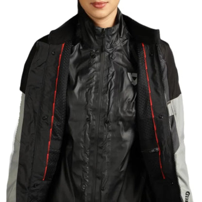 Women Darcha Pro Light Grey Riding Jacket
