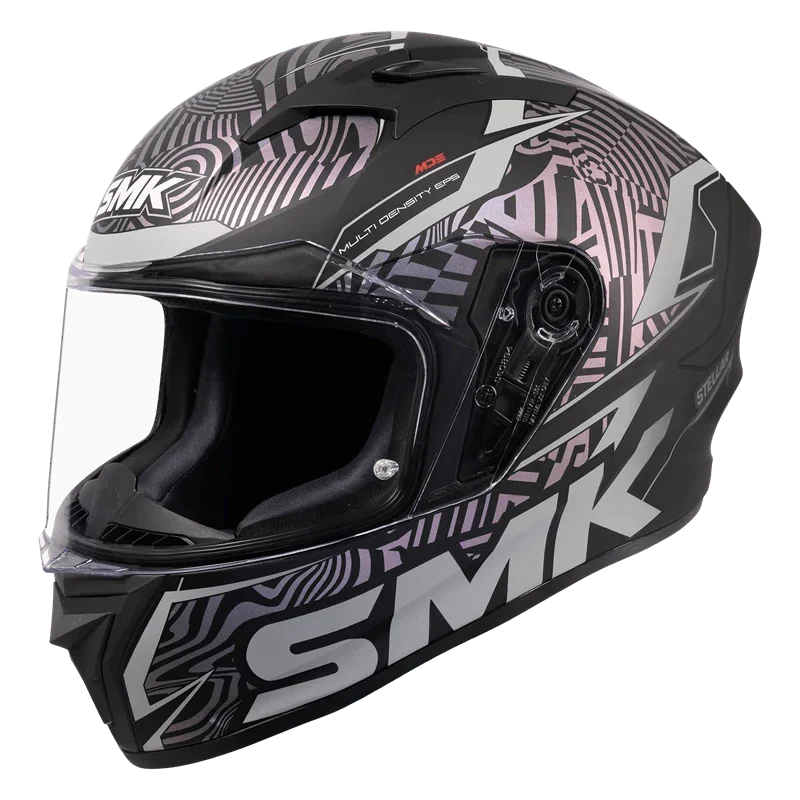 SMK STELLAR Fury (GL266C) Gloss Black Grey Grey