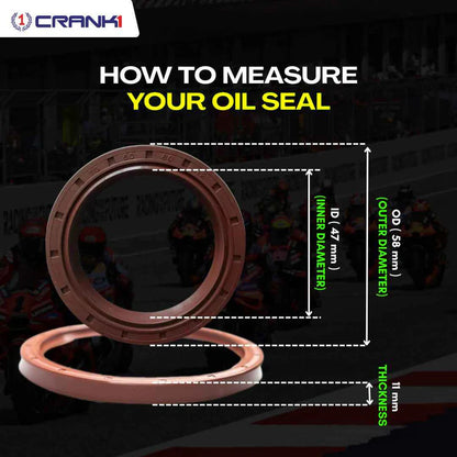 Fork Dust Seals Pair For BMW S 1000 RR (2021 Onwards) - CPD081 - CRANK1