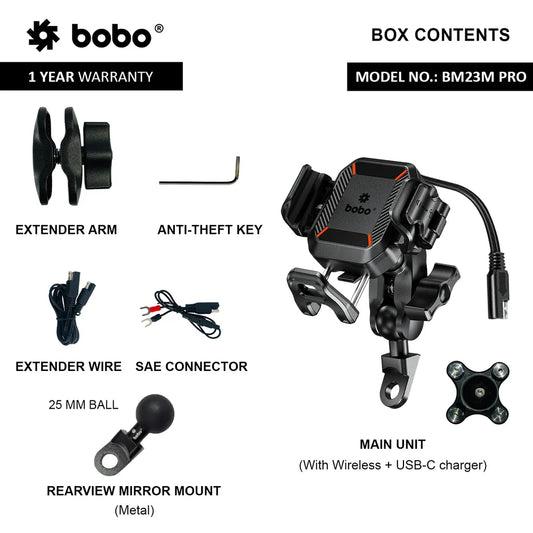 BOBO BM23 PRO Anti-Theft Bike Phone Holder