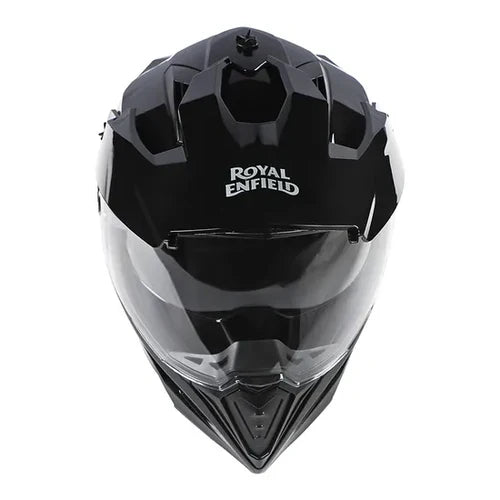 ROYAL ENFIELD OFF ROADING DUAL SPORT HELMET - GLOSS BLACK