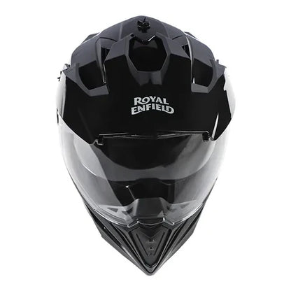 ROYAL ENFIELD OFF ROADING DUAL SPORT HELMET - GLOSS BLACK