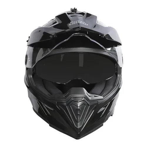 ROYAL ENFIELD OFF ROADING DUAL SPORT HELMET - GLOSS BLACK