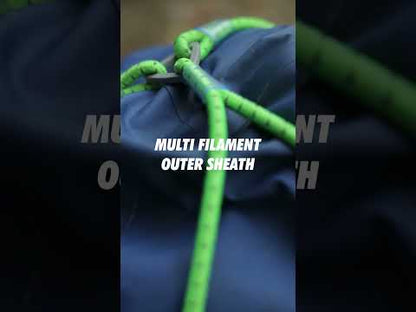 MOTOTECH  Reflective Hexapod Bungee Cord Tie-down System - 32" / 80cms - Neon + Grey