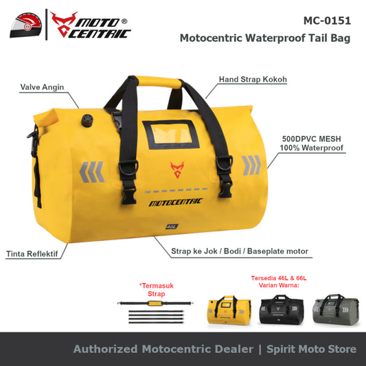 MOTOCENTRIC WATERPROOF TAIL BAG 46L