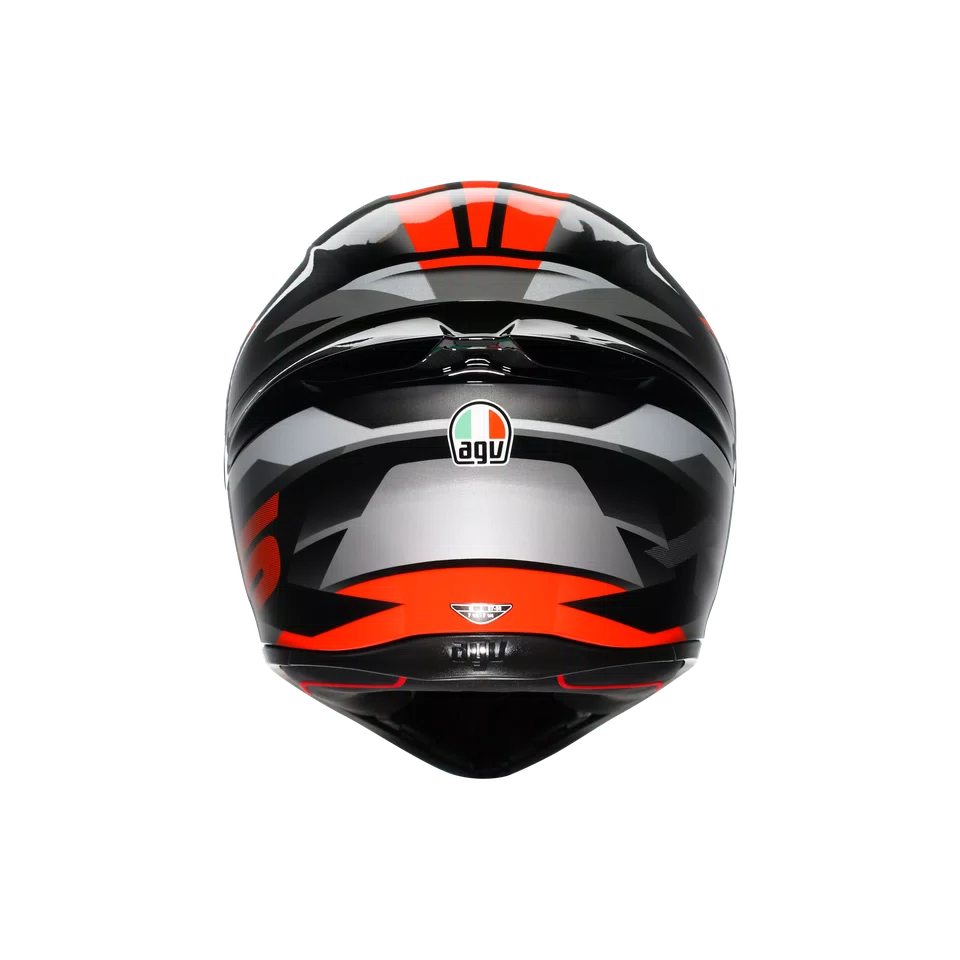 K1 S FASTLAP BLACK/GREY/RED - MOTORBIKE FULL FACE HELMET DOT