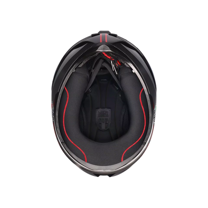 AGV K1 S LAP MATT BLACK/GREY/RED