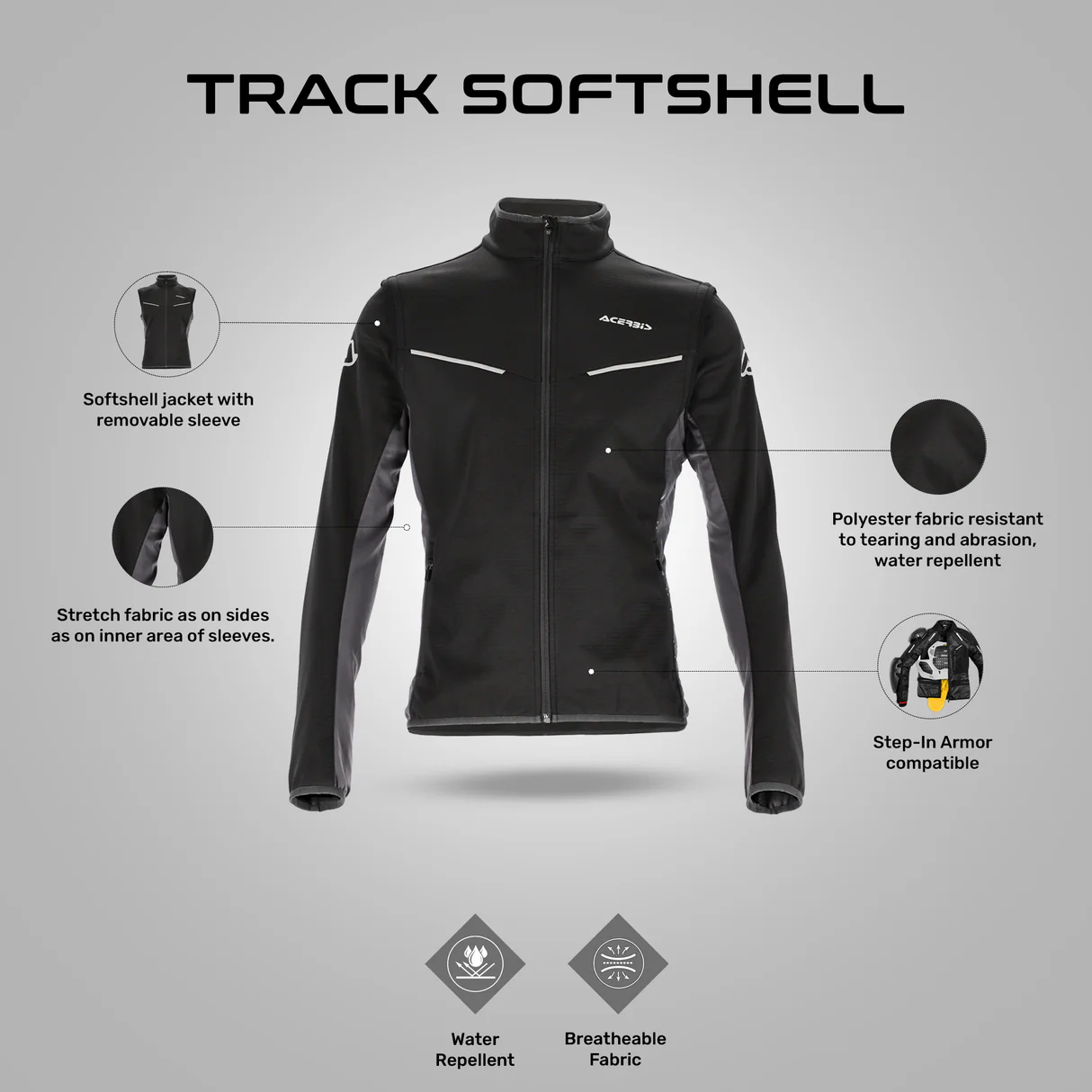 Acerbis Softshell Track Jacket