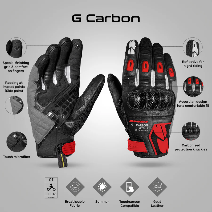 Spidi G Carbon Gloves
