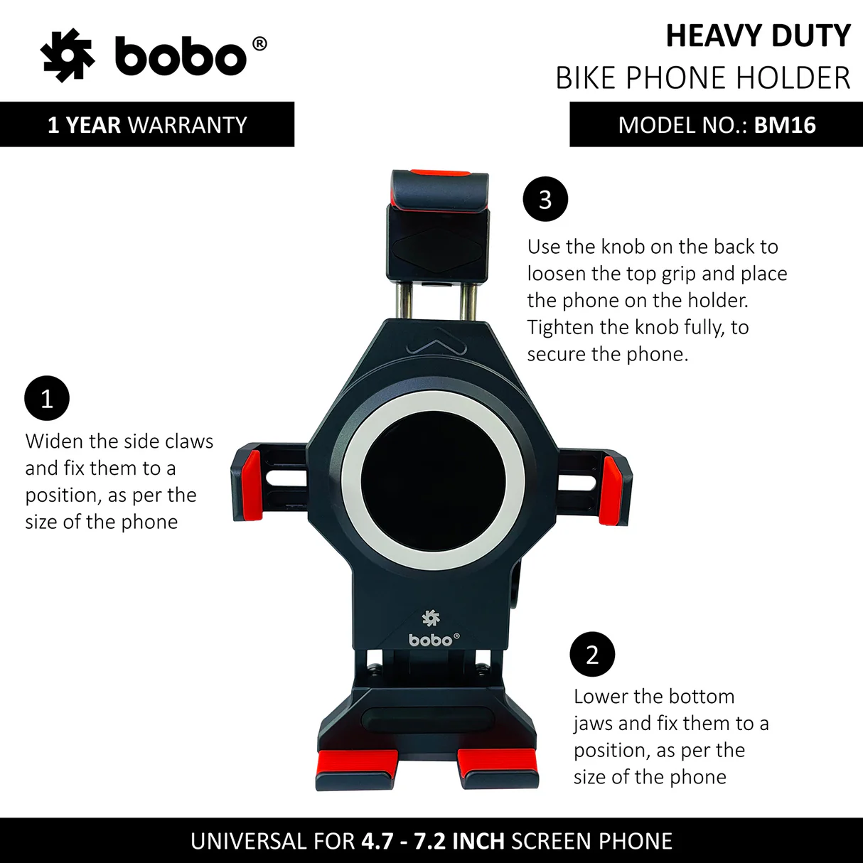 BOBO BM16 - Anti-Vibration Metallic (Wireless Charger)
