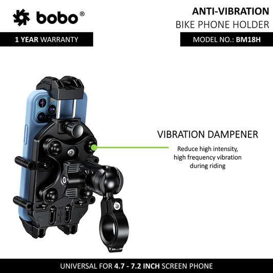 BOBO BM18H - Anti-Vibration (Wireless + USB-C Charger)