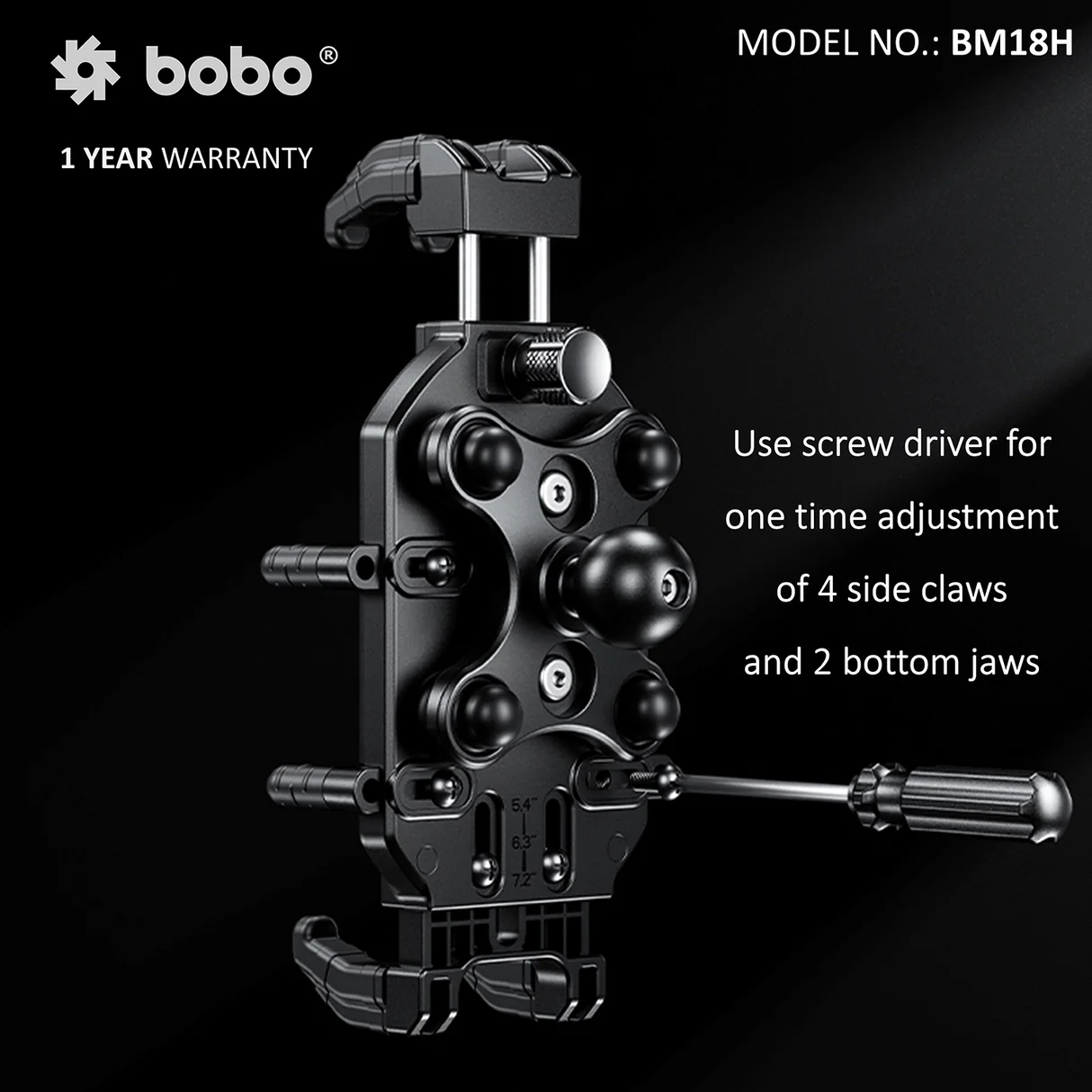 BOBO BM18H - Anti-Vibration (Wireless + USB-C Charger)