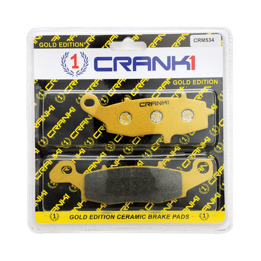 BRAKE PAD FOR FRONT LEFT KAWASAKI NINJA 650-2006 TO 2016-CRM534-CRANK1