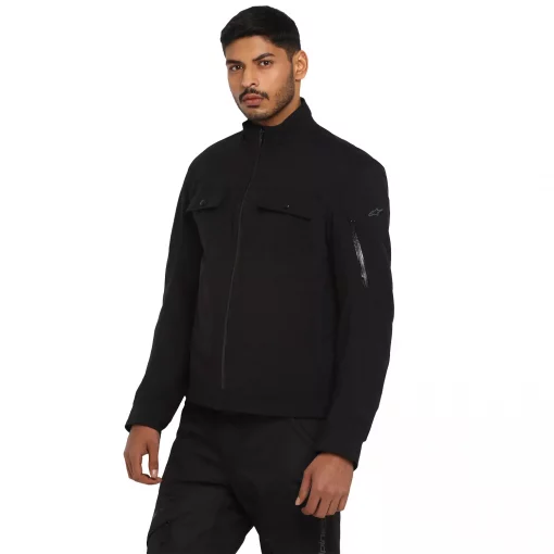 Royal Enfield X Alpinestars Solano Waterproof Black Riding Jacket
