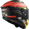 LS2 FF805 THUNDER Plus Carbon Attack Matt Hi Viz Red Yellow Helmet