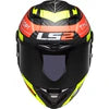LS2 FF805 THUNDER Plus Carbon Attack Matt Hi Viz Red Yellow Helmet