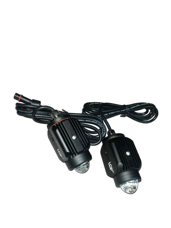 LGP Dk16 Auxiliary Lights With Wireless Spotlight Switch Harness And Clamps 45w ( 12v-30v) Compatible For All Motorcycles And Cars-AUX11203