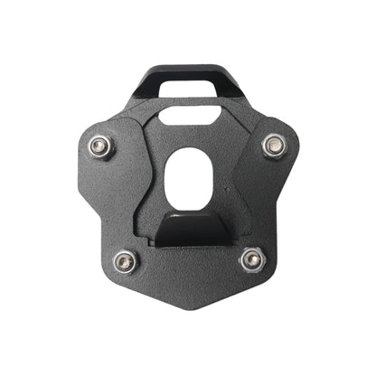SIDE STAND BASE EXTENSION FOR HIMALYAN 411- Silver and black