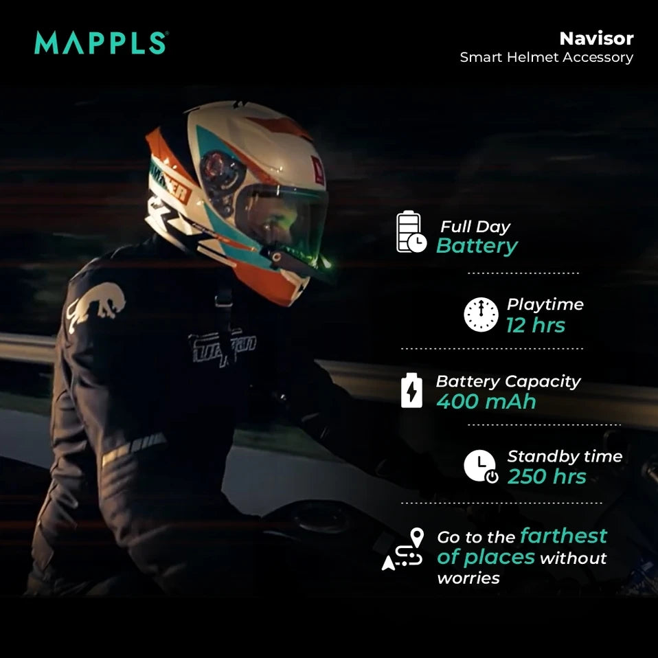 MAPPLS NAVISOR SMART HELMET KIT