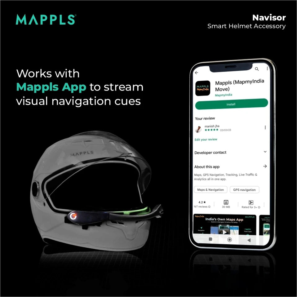 MAPPLS NAVISOR SMART HELMET KIT