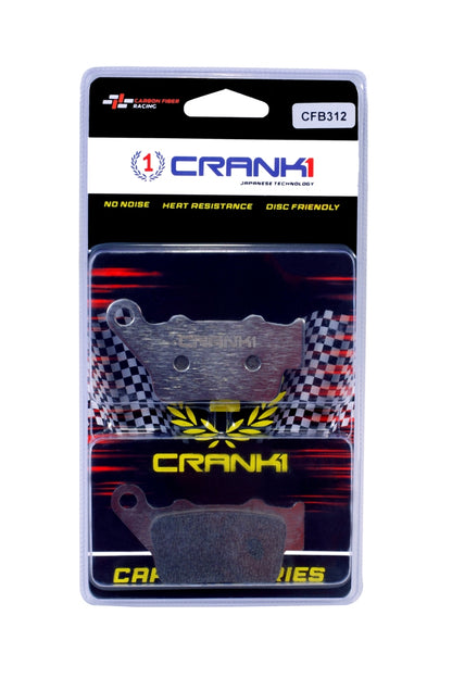 Carbon Brake Pads For Indian Scout (2017-2021) - Rear - CFB312
