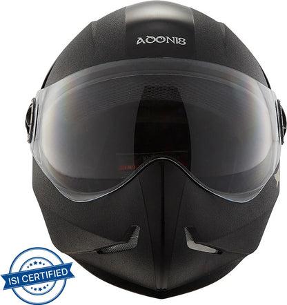 Steelbird SB-50 Adonis Classic Motorsports Helmet (Black)