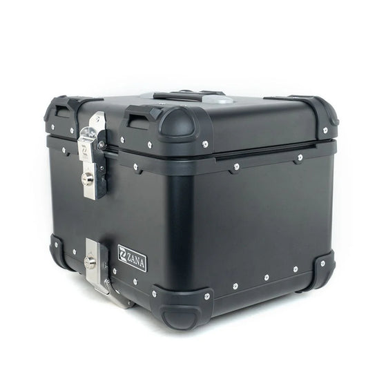 ZANA Top Box Aluminium Black 45 Litres R Flat