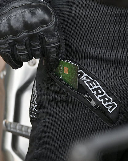 Viaterra Spencer Street Mesh Motorcycle Riding Pants Regular (Black)