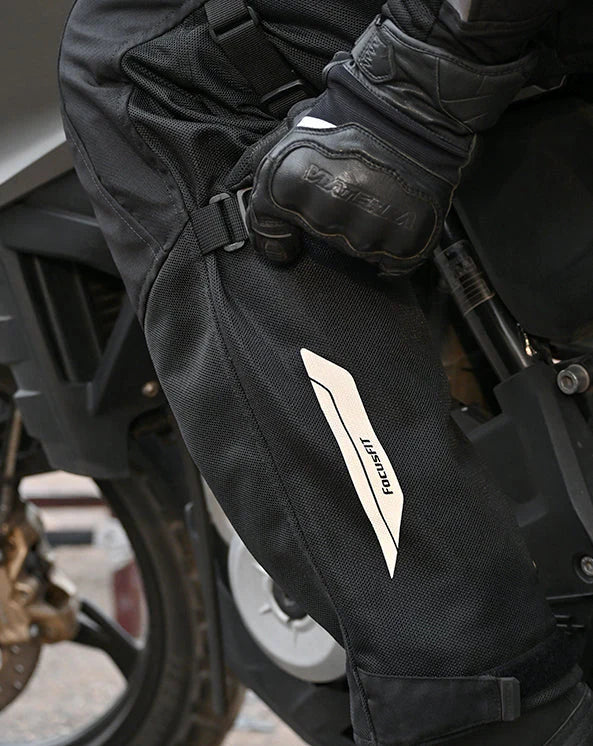 Viaterra Spencer Street Mesh Motorcycle Riding Pants Regular (Black)