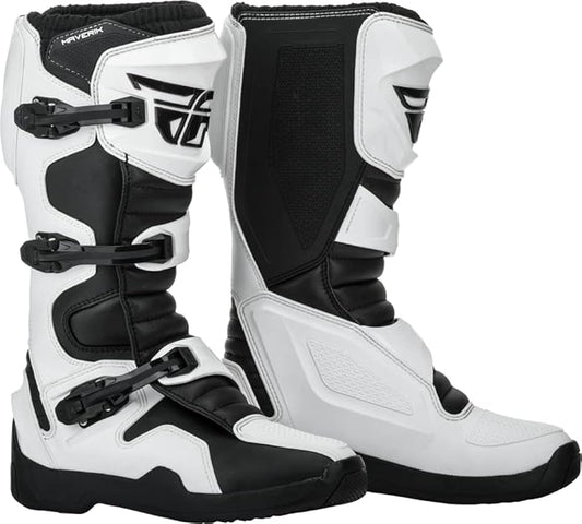 Fly Racing Maverik 2019 Black-White Riding Boots