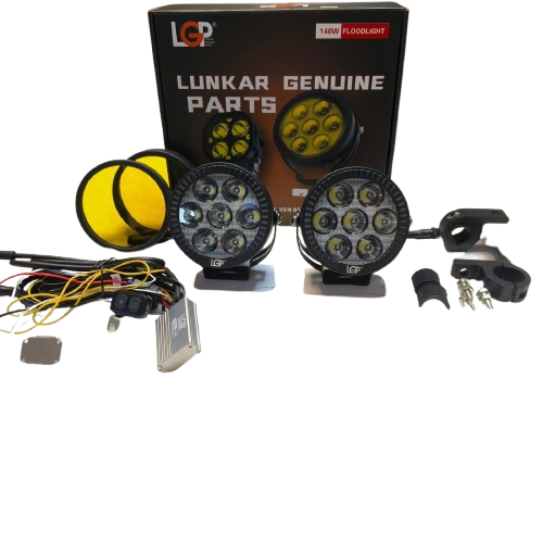 LGP DK70 WATTS ROUND ~7LED WITH HARNESS PRO AND SWITCH