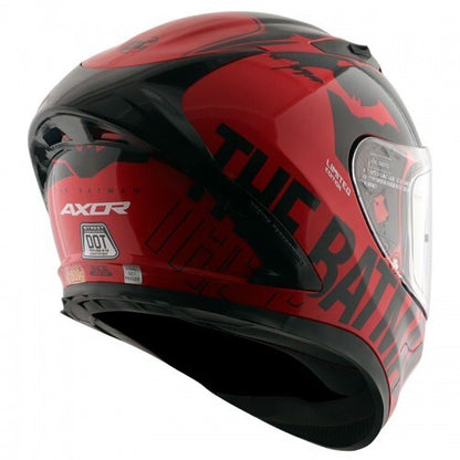Axor Street DC Batman Gloss Red Helmet