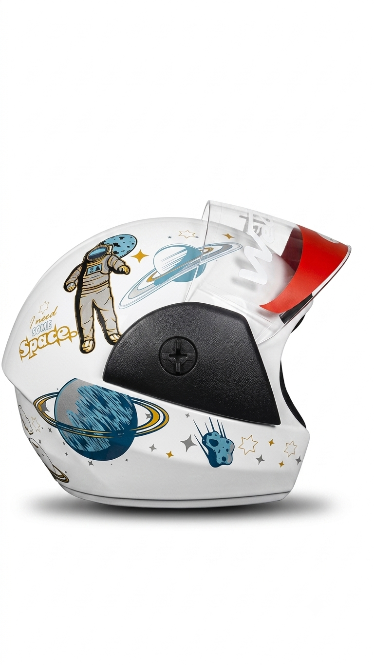 WEST HELMETS FRENZY O/F SPACE WHITE BLUE GLOSS