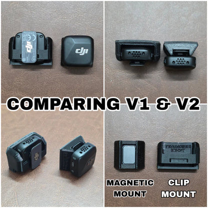 DJI Mic Mini Holder - Helmet Mount