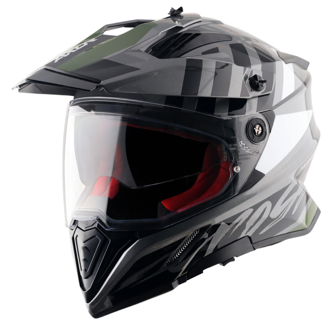 X-Cross Dual Visor Orbit Helmet