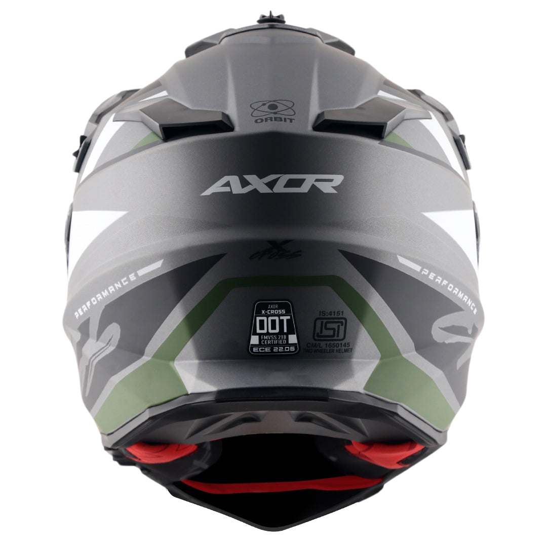 X-Cross Dual Visor Orbit Helmet