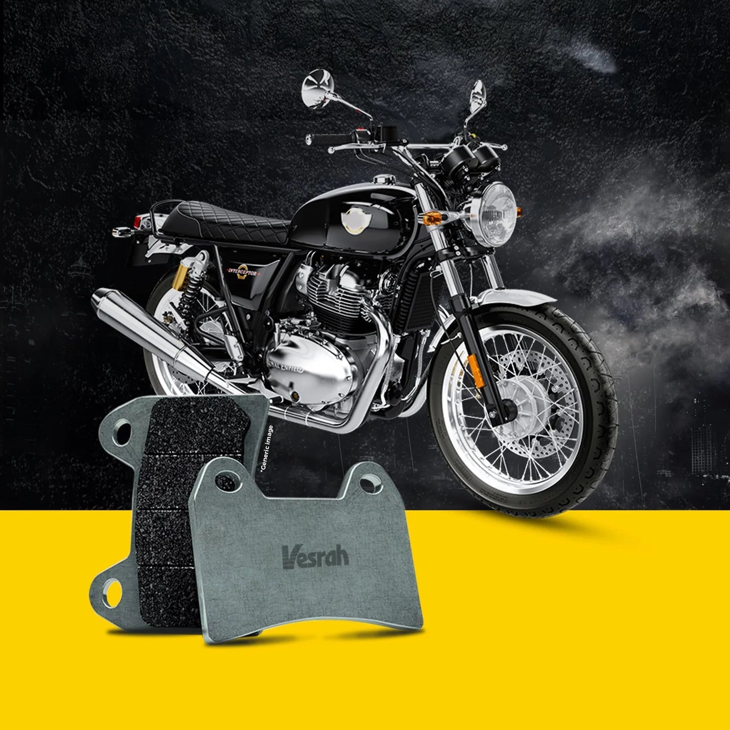 ROYAL ENFIELD INTERCEPTOR/ GT 650 VESRAH CERAMIC BRAKE PADS