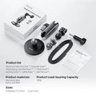 Telesin Magnetic Camera Mount with 360-degree Articulating Arm