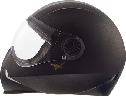 Steelbird SB-50 Adonis Classic Motorsports Helmet (Black)