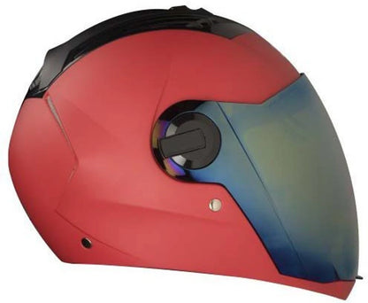 Steelbird Air SBA 2 Matt Sports Red Motorbike Helmet (Red)