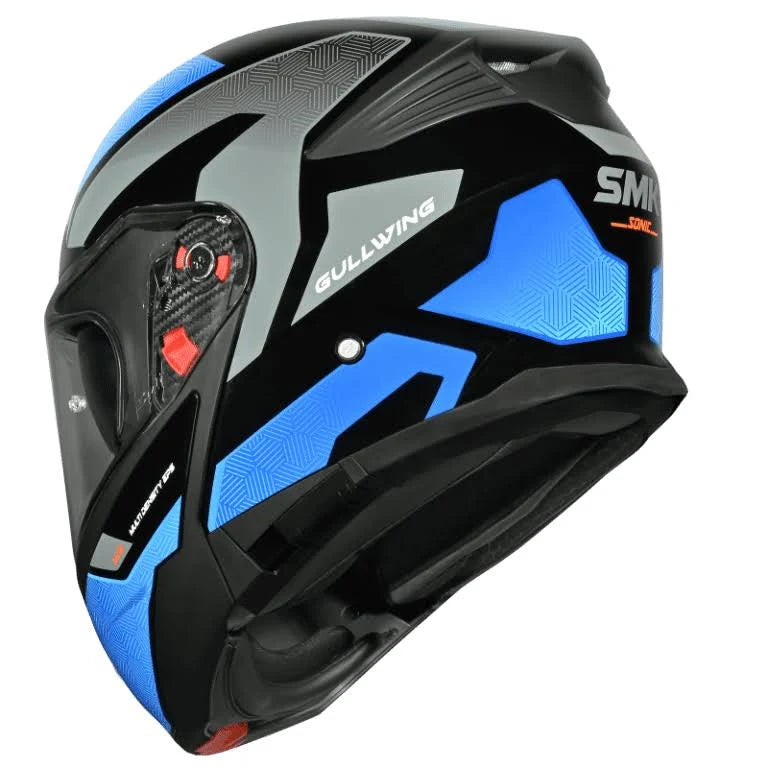 SMK Gullwing Soinc Gloss Black Blue Grey (GL256)