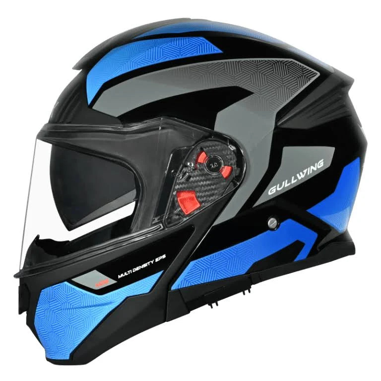 SMK Gullwing Soinc Gloss Black Blue Grey (GL256)