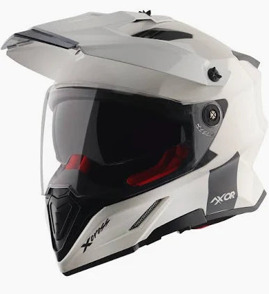 AXOR X-Cross Dual Visor Helmet white