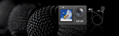 SJCAM SJ6 PRO 4K 60fps Dual Touch Screen SPECIAL V LOG BUNDLE WITH SJ CAM MIC