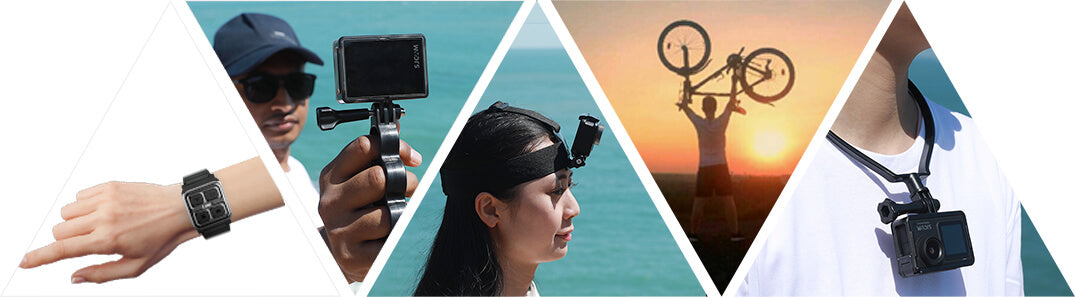 SJCAM SJ6 PRO 4K 60fps Dual Touch Screen SPECIAL V LOG BUNDLE WITH SJ CAM MIC