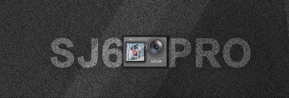 SJCAM SJ6 PRO 4K 60fps Dual Touch Screen SPECIAL V LOG BUNDLE WITH SJ CAM MIC