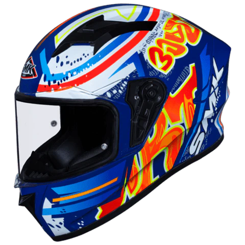 SMK Stellar Graffiti Blue Red Orange Gloss GL537