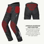 SPENCER – STREET MESH MOTORCYCLE RIDING PANTS